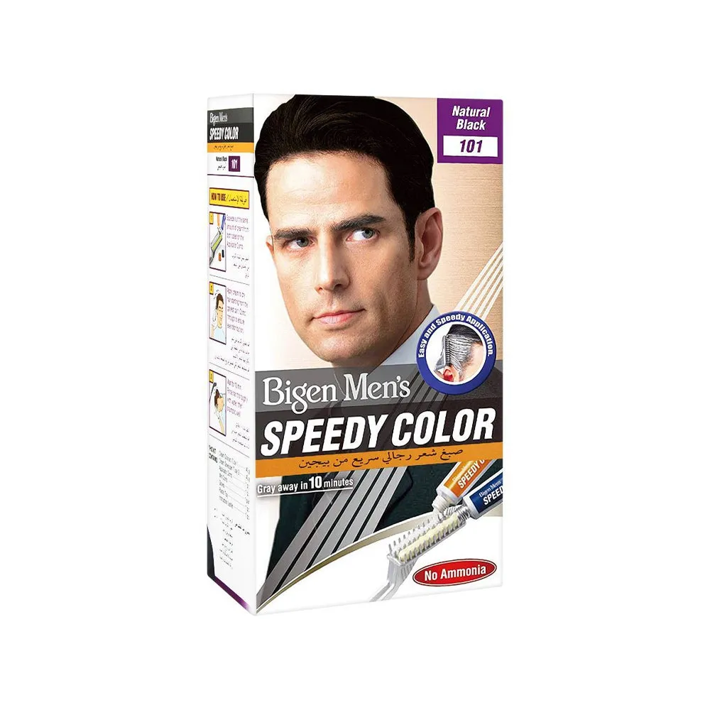 Bigen Men’s Speedy Colour - 101 - Natural Black 80g
