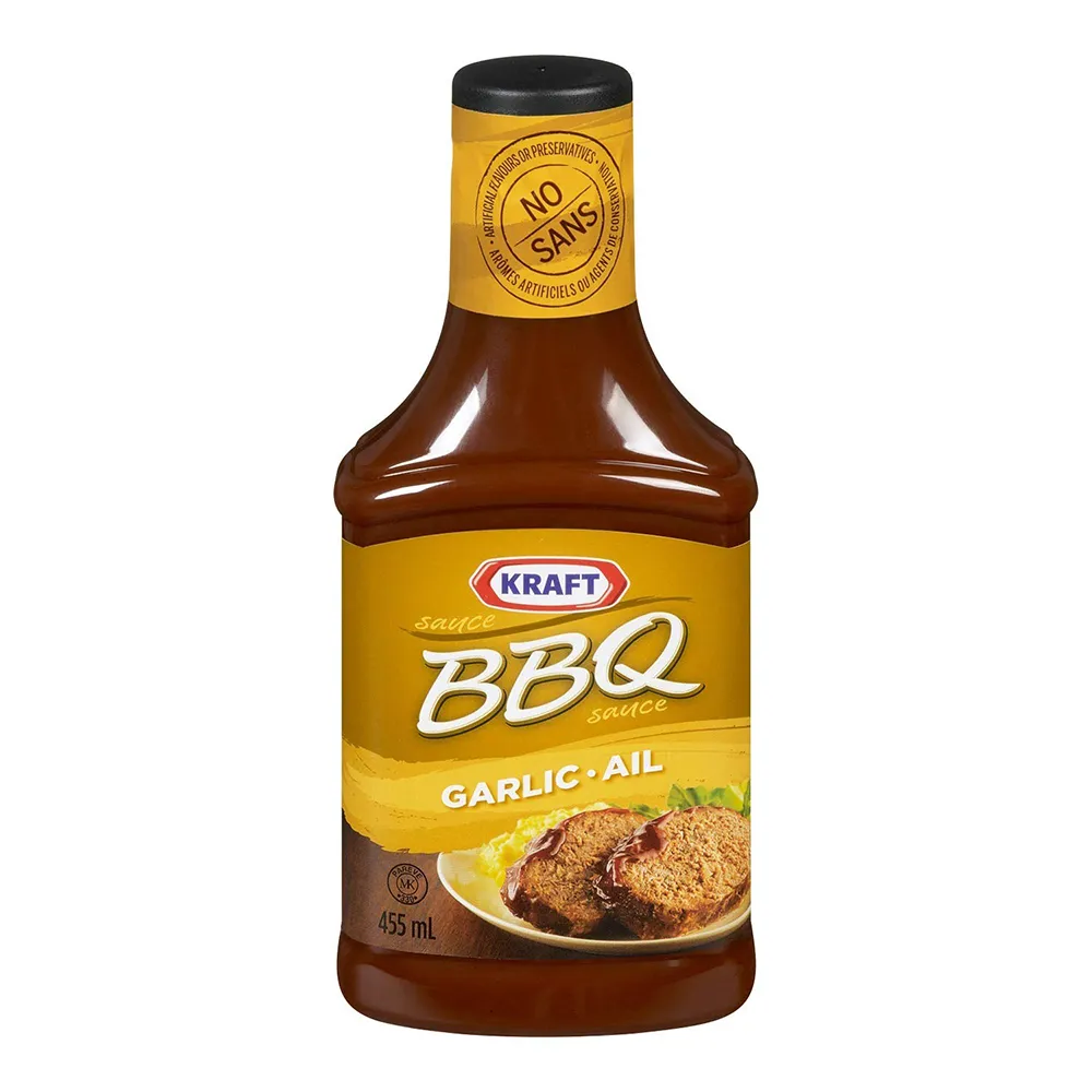 Kraft Bbq Sauce Garlic 455ml