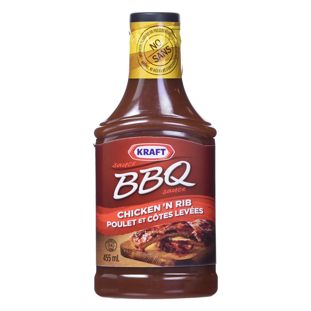 Kraft Bbq Sauce Chicken & Rib Flavor 455ml