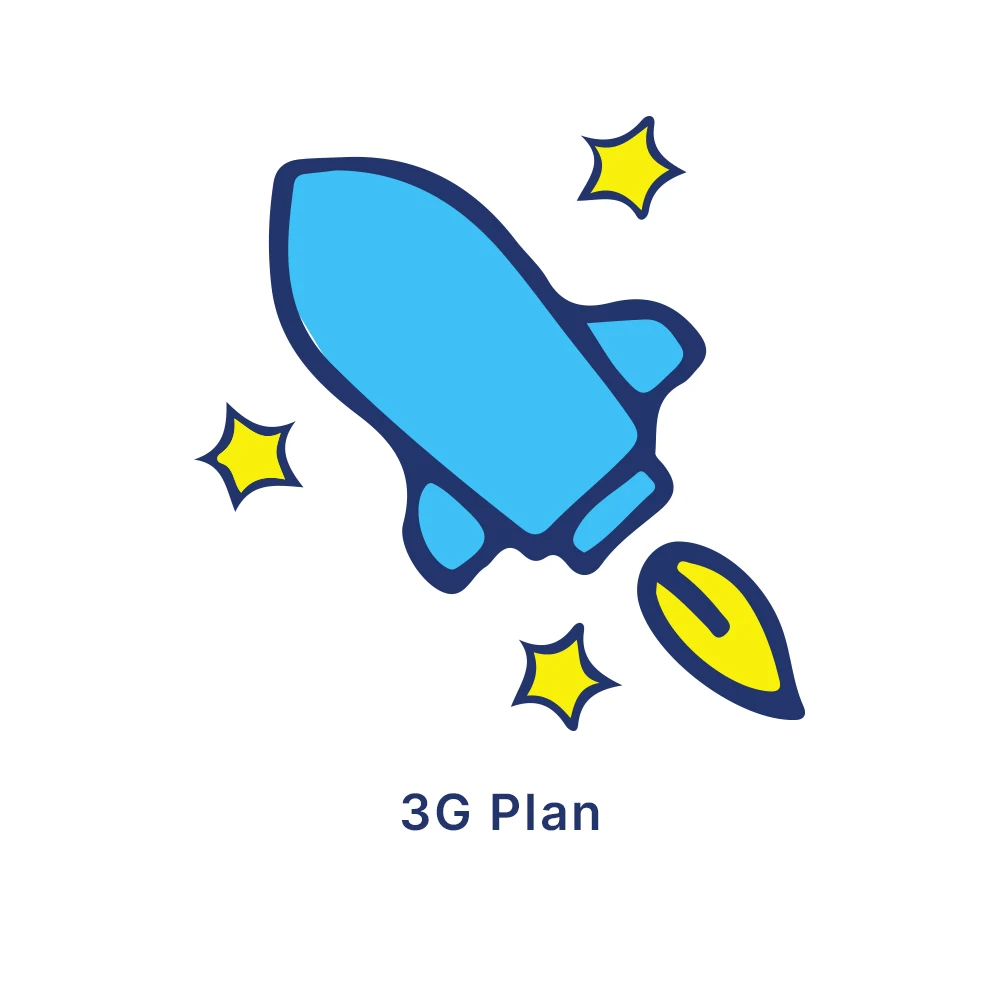 Buy Lucky Mobile Preloaded 3G SIM Package with 25 Top Up Online