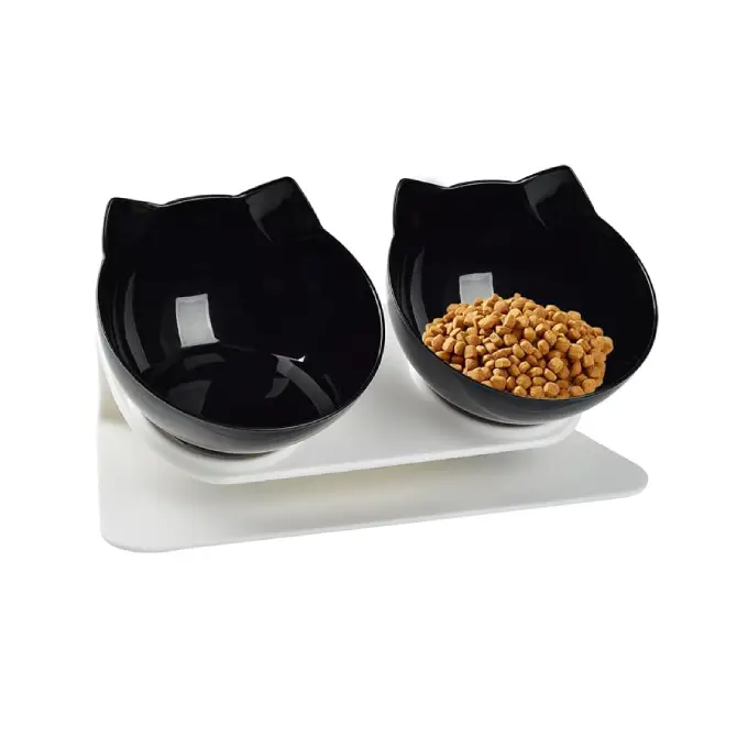 Cat Bowl with Raised Stand