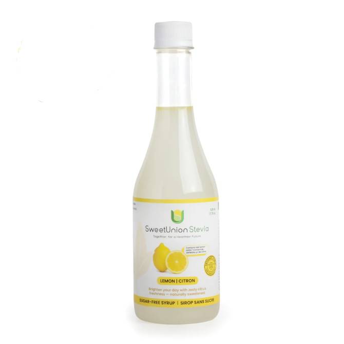 Sweet Union Lemon Stevia Syrup
