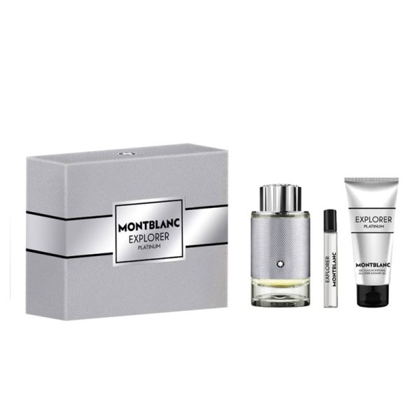 Mont Blanc Explorer Platinum 3PCS Gift Set For Men
