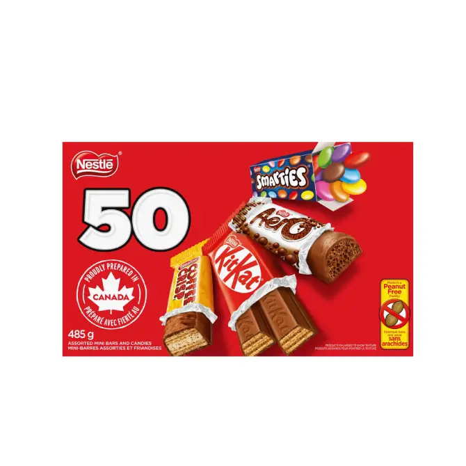Nestle Bars Chocolate Assorted Minis 50ct 485g