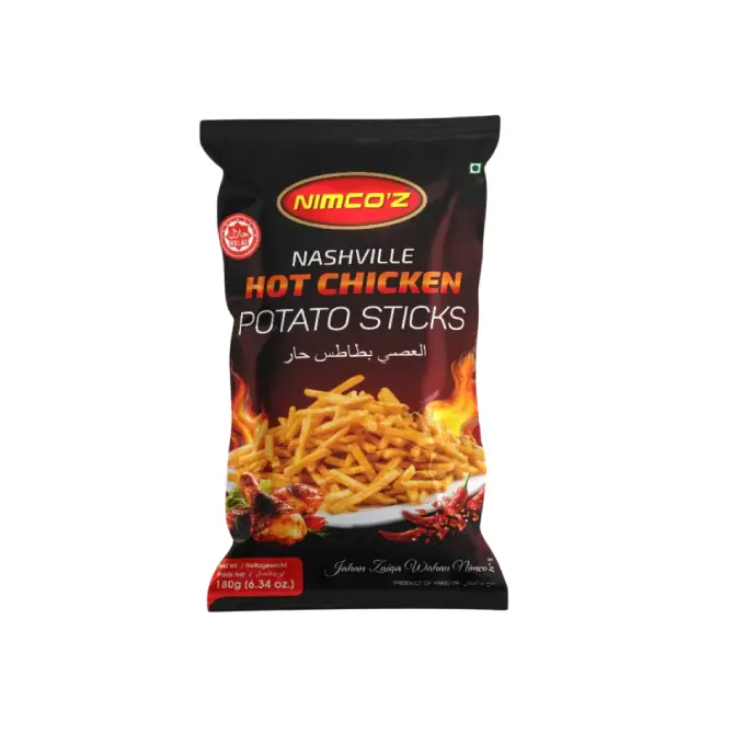 Nimco'z Nashville Hot Chicken Potato Sticks 180g Pack of 6