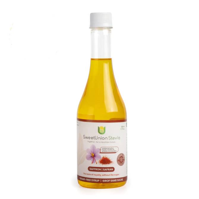 Sweet Union Saffron Stevia Syrup