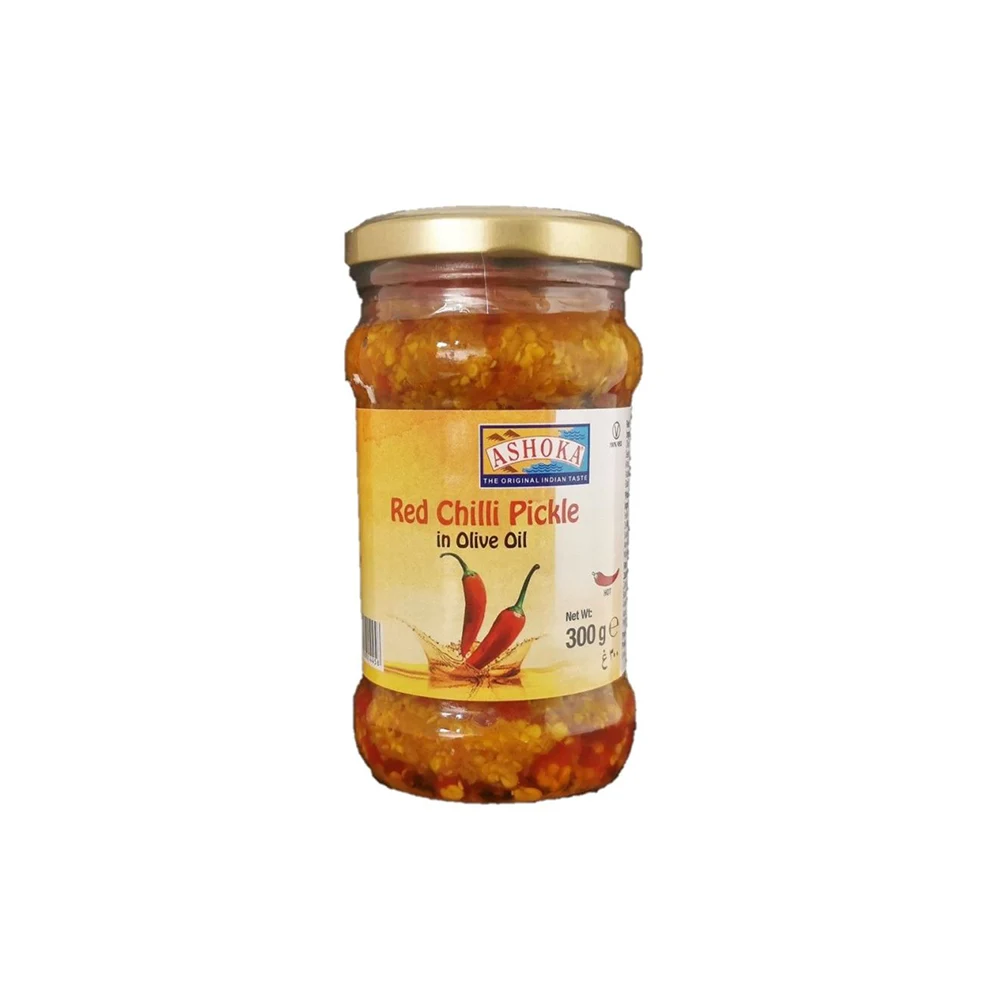 Ashoka Red Chili Pickle in Olive Oil 300g
