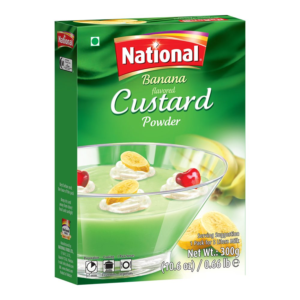 National Custard Banana 300g