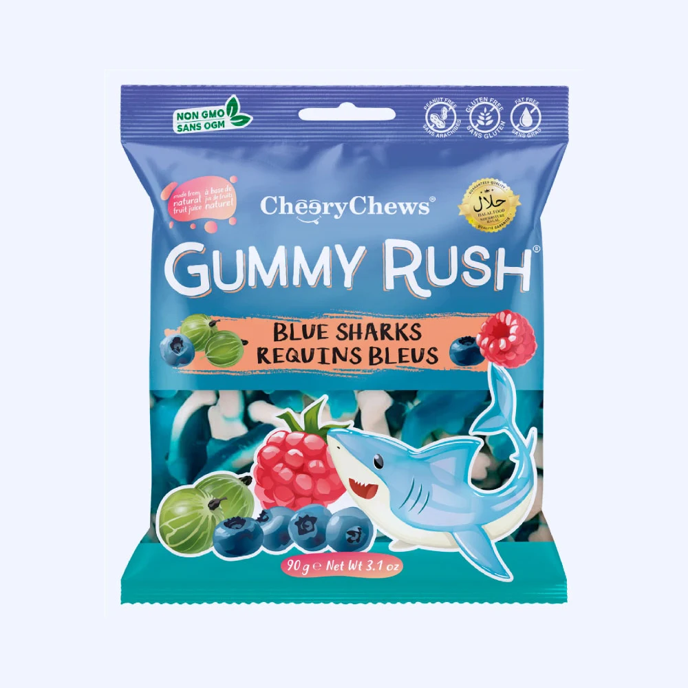 Cherry Chews Gummy Rush Blue Shark 70g