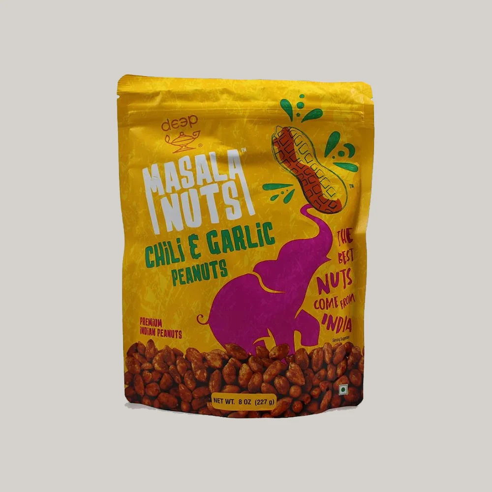 Deep Masala Nuts Chili & Garlic Peanuts 227g