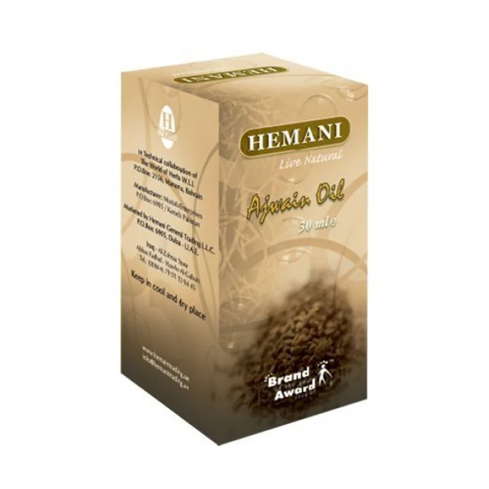 Hemani Herbal Ajwain (Carrom Seeds)Oil 30ml