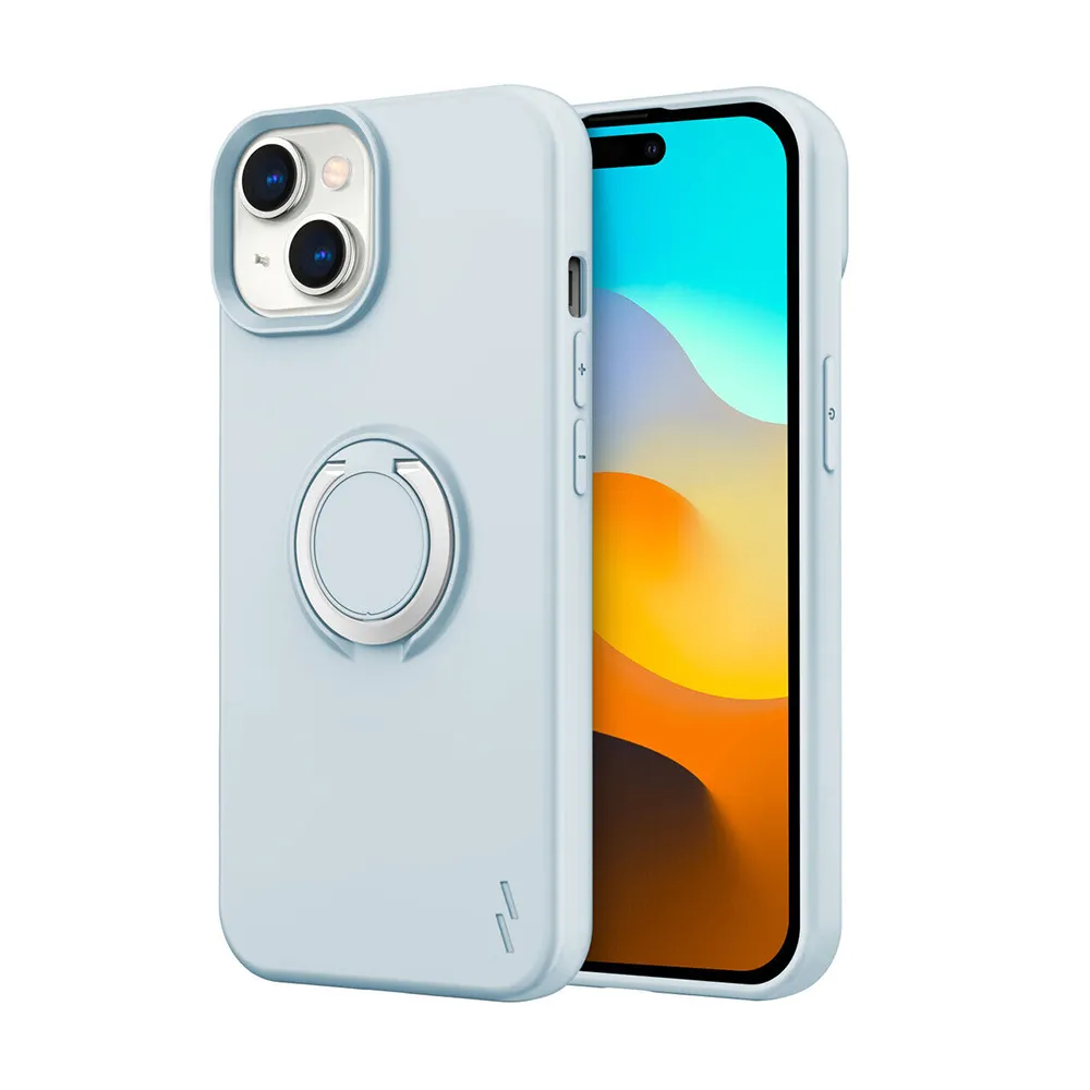 Zizo Revolve Series For iPhone 15 (Pastel Blue)