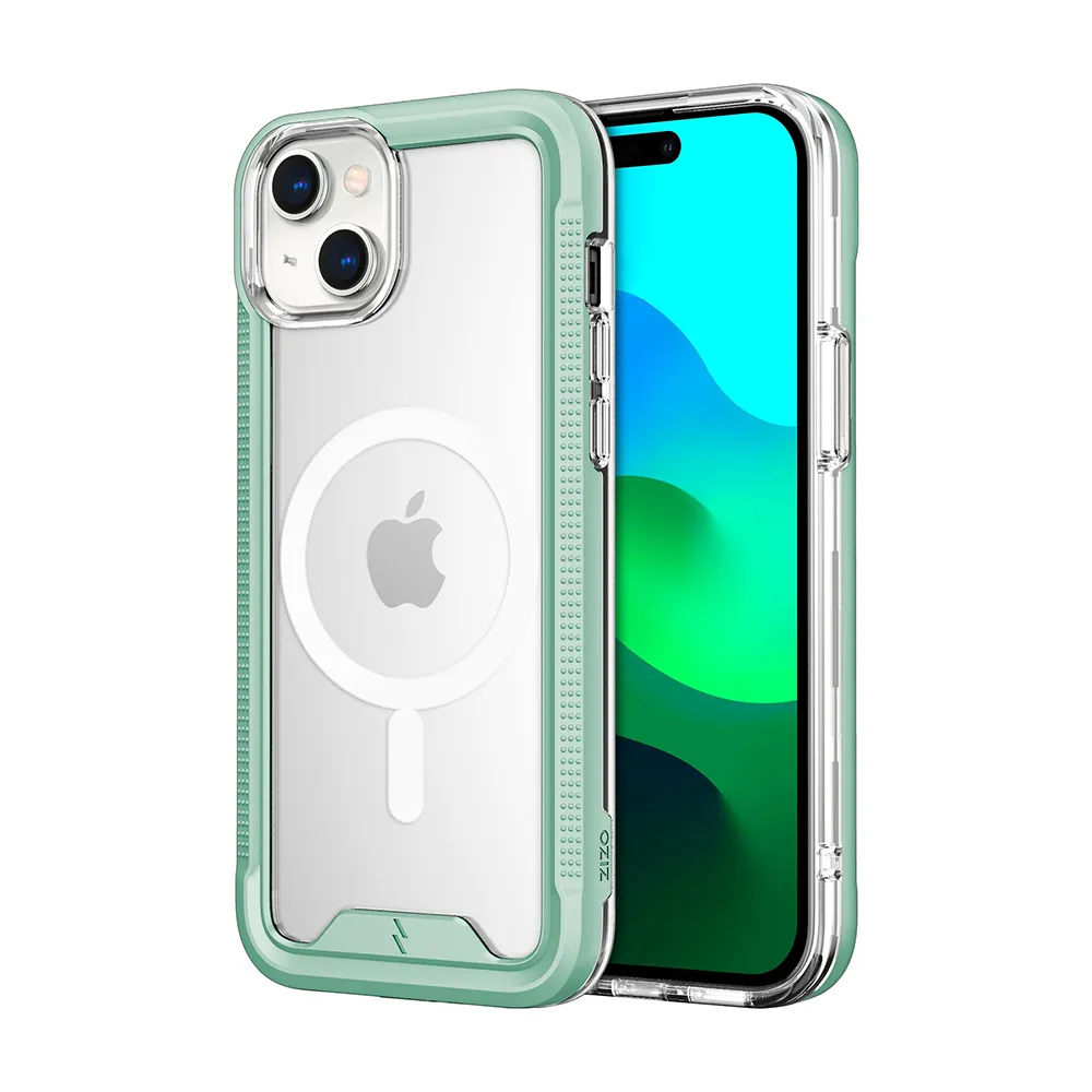 Zizo Ion Series iPhone 15 Series With Tempered Glass (Mint)