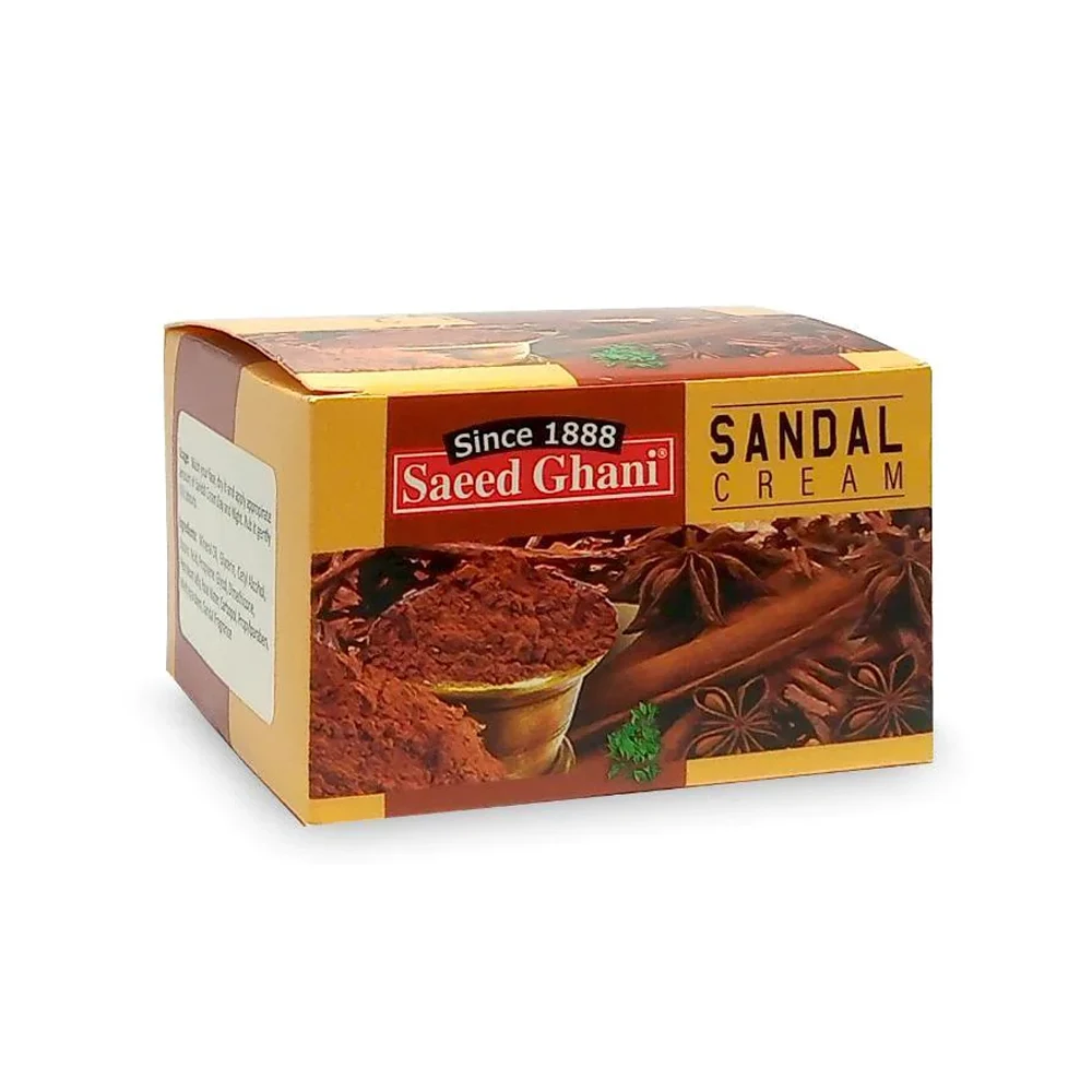 Saeed Ghani Sandal Cream Jar 85g
