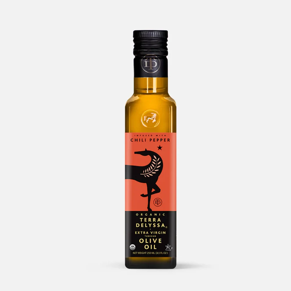 Terra Delyssa Organic Extra Virgin Olive Oil Chili Pepper 250ml