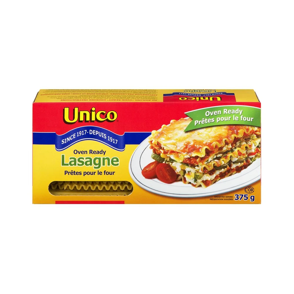 Unico Lasagne Oven Ready 375g